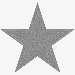 个性五角星星图形高清图片