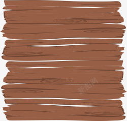 棕色木板装饰矢量图素材