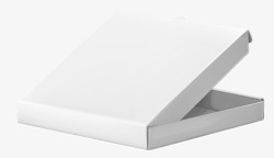 飞机盒白色打开的纸盒高清图片