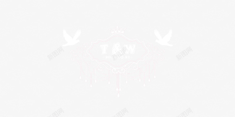 小鸟婚礼logo图标图标
