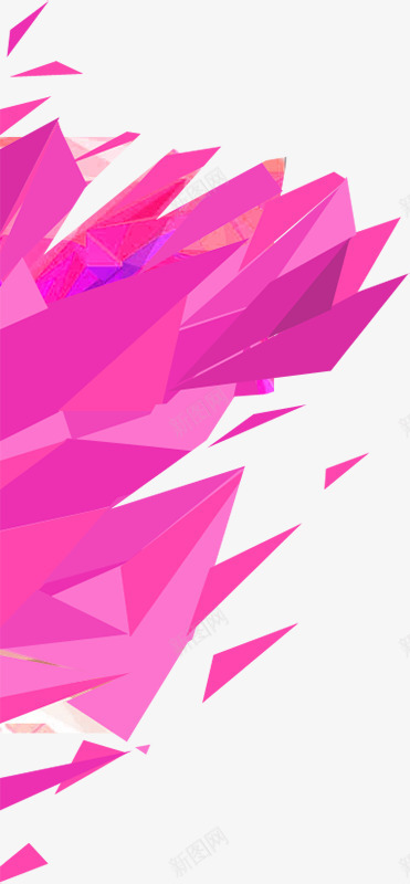紫色菱形装饰元素png免抠素材_新图网 https://ixintu.com 不规则 艺术 菱形 装饰
