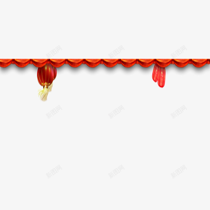 古风灯笼装饰png免抠素材_新图网 https://ixintu.com 喜庆 新年图片 红色 过年