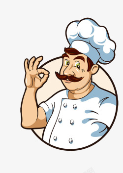 卡通厨师人物片素材