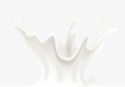 白色奶花素材
