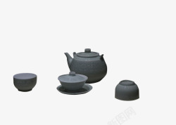 鲁青瓷日式茶餐具素材
