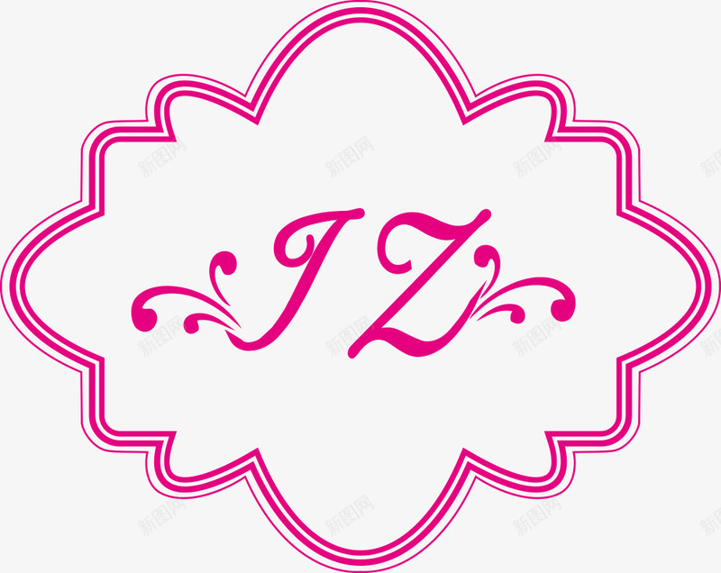 紫色边框logo矢量图图标ai_新图网 https://ixintu.com logo设计 婚礼logo 婚礼logo设计 字体 矢量logo 矢量婚礼logo 紫色边框 矢量图