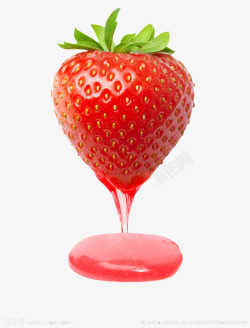 草莓创意果酱装饰新鲜果酱素材