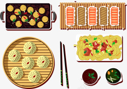 一桌寿司日式美食高清图片