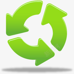绿色的循环箭头图标png_新图网 https://ixintu.com 循环 箭头