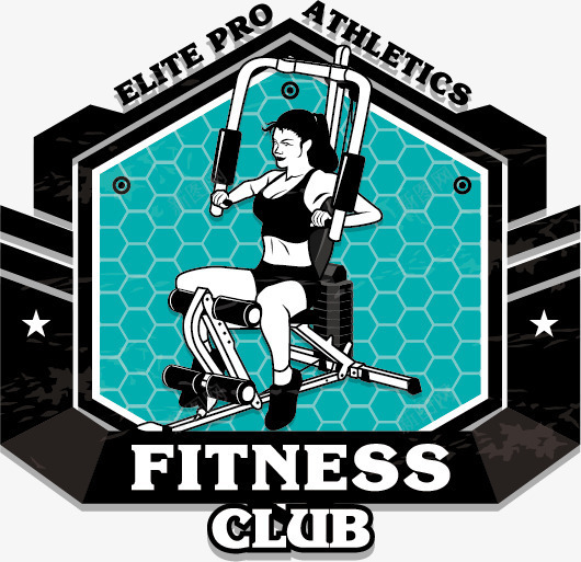 健身标志标识图标png_新图网 https://ixintu.com logo设计 健美 健身 健身俱乐部logo 健身器材 健身标识 卡通 美女 锻炼