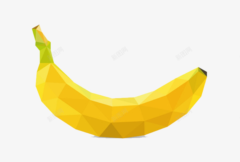 立体感的香蕉png免抠素材_新图网 https://ixintu.com 可口 水果 立体图形 美味 香蕉 黄色外皮