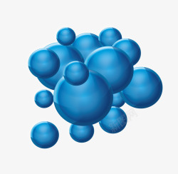 球状分子不规则球状分子矢量图高清图片