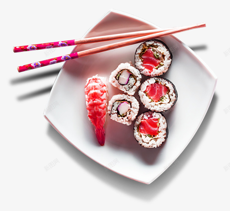日式寿司拼盘png免抠素材_新图网 https://ixintu.com 寿司 日本 生活 美味 美食 食品 餐饮