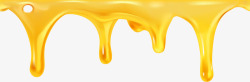 手绘黄色蜂蜜装饰素材