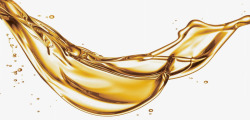 液体png高清素材金色液体流水大图高清图片