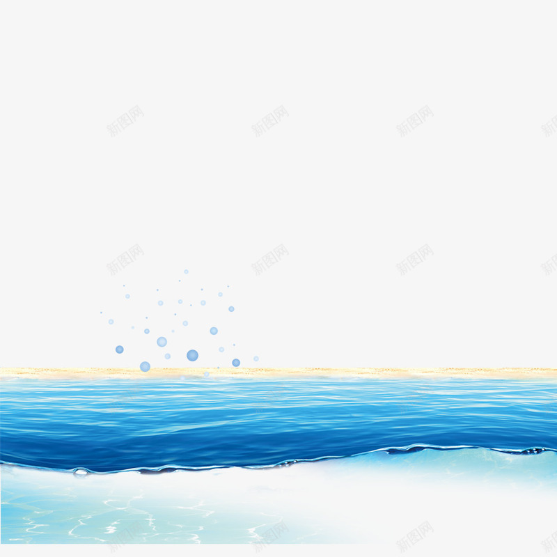 蓝色海水psd免抠素材_新图网 https://ixintu.com 唯美 唯美海水 唯美海洋 大海 沙滩 海水 海洋 海阔天空 蓝色 蓝色大海