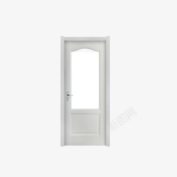 门把装饰白色的门高清图片