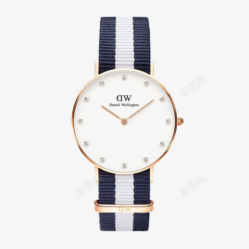 丹尼尔惠灵顿摩登系列女士尼龙石png免抠素材_新图网 https://ixintu.com DanielWellington 丹尼尔惠灵顿 产品实物 女士手表 手表 摩登