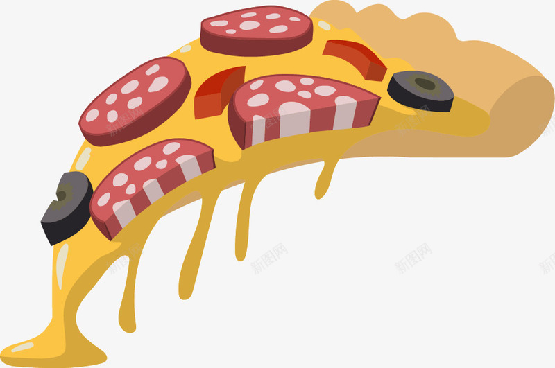 美味你一片披萨png免抠素材_新图网 https://ixintu.com 意大利 披萨 美食 菜单 西餐