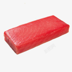 产品实物红色金枪鱼刺身素材