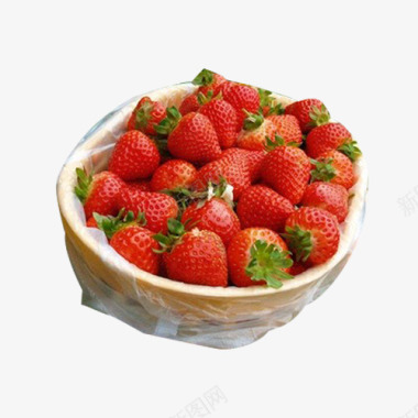 草莓采摘图标图标