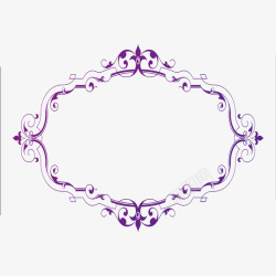 紫色喷绘素材