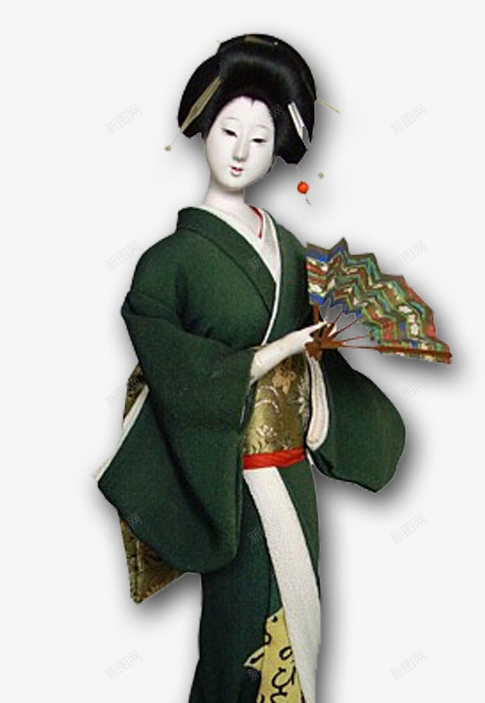 卡通日本装饰日本装饰图案图标png_新图网 https://ixintu.com 手绘 手绘日本 手绘素材 日本 日本图标 日本装饰剪影 美女 装饰矢量图