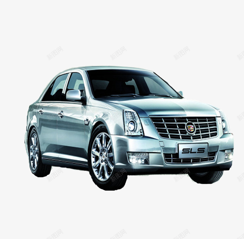 大气的汽车png免抠素材_新图网 https://ixintu.com 凯迪拉克 手绘 汽车头 玻璃 轮胎 银色的 黑色的