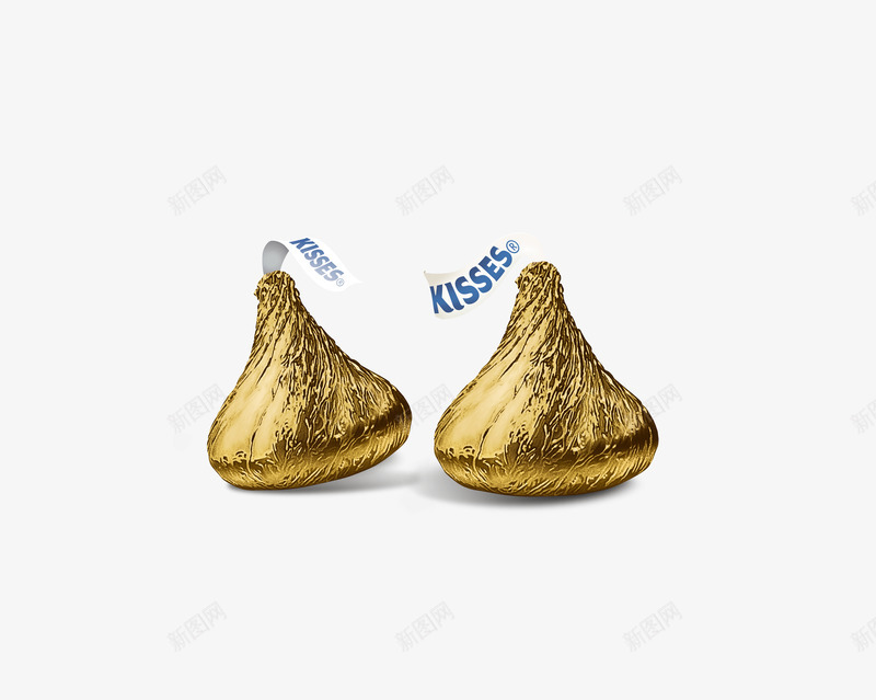 好时kisses巧克力png免抠素材_新图网 https://ixintu.com 好时 巧克力 金色 零食