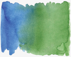 蓝绿色水彩效果图背景图案素材