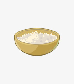 碗里的米饭素材