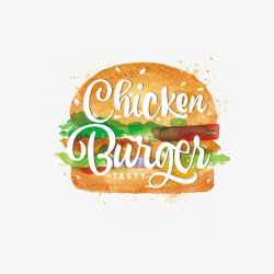 鸡肉菜单汉堡宣传菜单矢量图高清图片