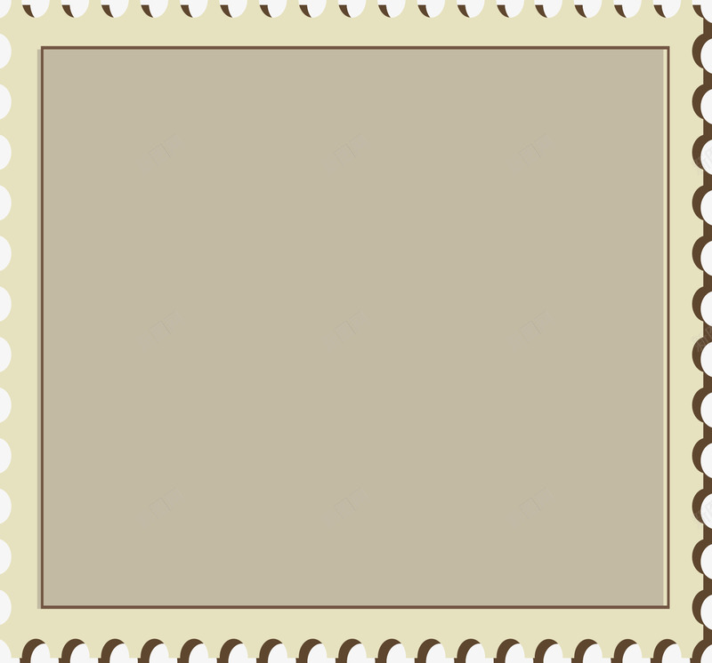 邮票框png免抠素材_新图网 https://ixintu.com 文字背景图形 文本框 边框 邮票框 邮票模板