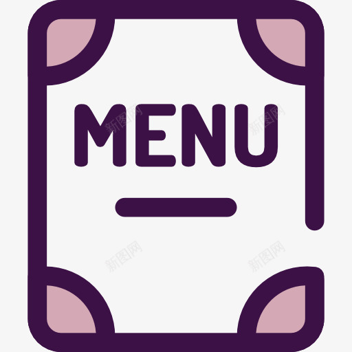 菜单图标png免抠素材_新图网 https://ixintu.com 打印产品 纸 菜单 食品 食品和餐厅 饭店