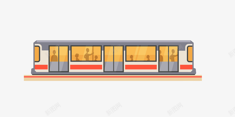 手绘的地铁png免抠素材_新图网 https://ixintu.com png图形 png装饰 交通 地铁 手绘 装饰