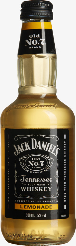 杰克丹尼预调酒柠檬味素材