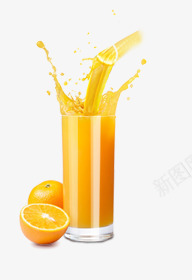 唯美精美果汁橙子png免抠素材_新图网 https://ixintu.com 唯美 橙子 橙汁水杯 水果 精美