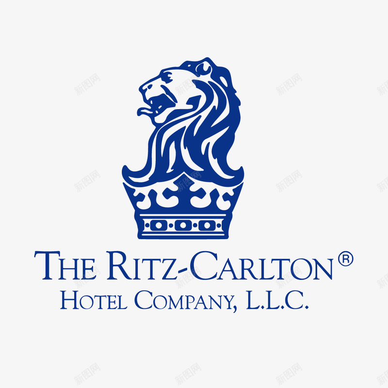 丽思卡尔顿酒店标志图标png_新图网 https://ixintu.com logo 蓝色标志