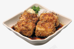 日式菜品日式炸豆腐高清图片