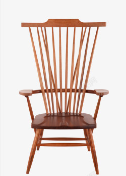 棕色椅子中式风格木制椅子高清图片