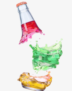 创意水制玻璃瓶玻璃瓶高清图片
