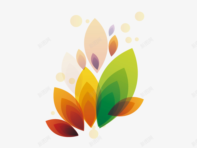 创意多层图形矢量图ai免抠素材_新图网 https://ixintu.com 不规则图形 五彩 彩色图形 矢量图