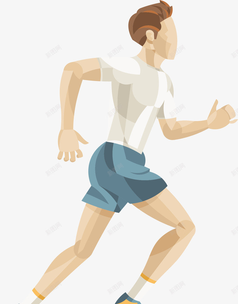 手绘跑步的男孩png免抠素材_新图网 https://ixintu.com 卡通 卡通手绘 手绘跑步男孩 矢量图形 矢量跑步 矢量跑步男孩