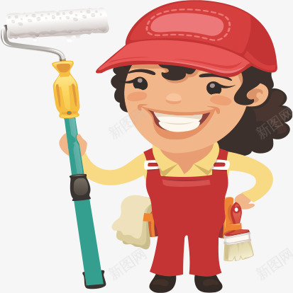 洗刷工作人员简图png免抠素材_新图网 https://ixintu.com 刷子 女人 家政 工作 微笑的 手套 打扫 毛巾
