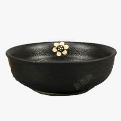 日式花纹陶瓷碗素材