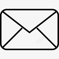 电子邮件营销新邮件信封的营销工具符号图标高清图片
