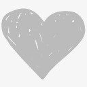灰色的心形符号图标png_新图网 https://ixintu.com heart 心 心形