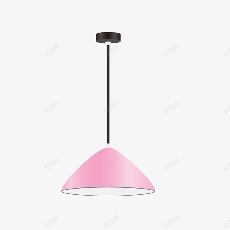 粉色的吊灯png免抠素材_新图网 https://ixintu.com png图形 吊灯 电器 粉色 装饰