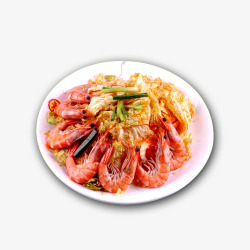 菜品酥虾菜单海报素材