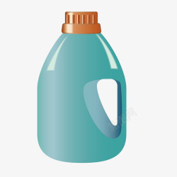 洗洁精瓶子蓝色洗衣液洗洁精瓶子矢量图高清图片